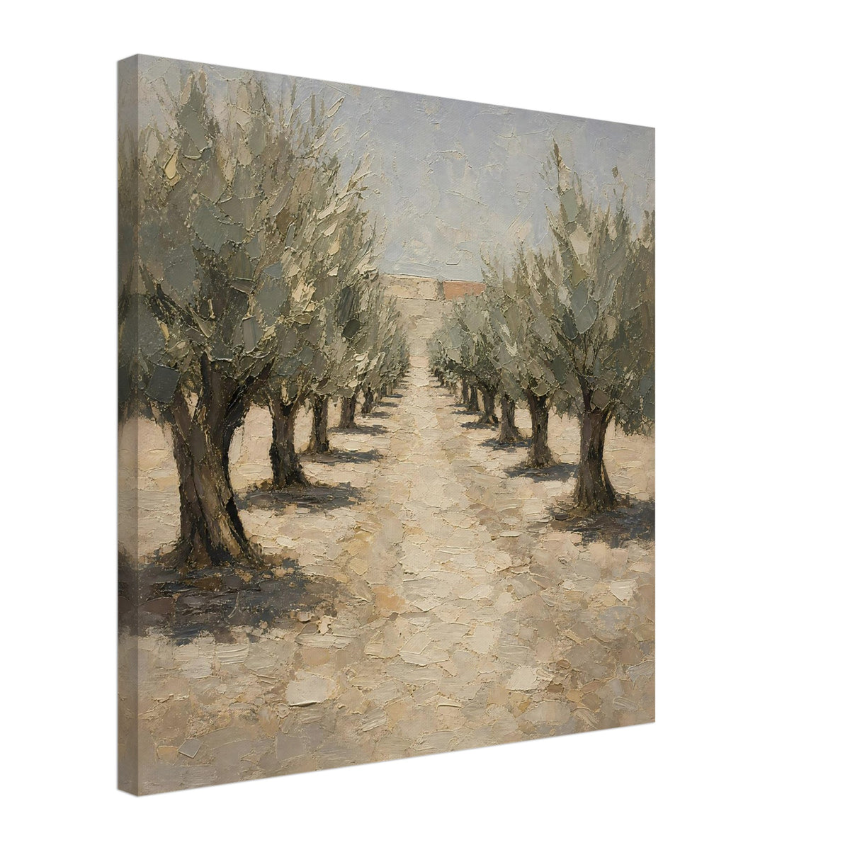 The Track — canvas print shown at an angle on a plain background