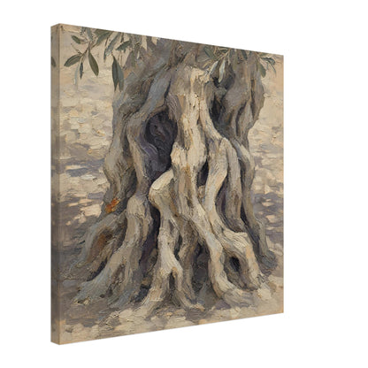 Old Wood — canvas print shown at an angle on a plain background