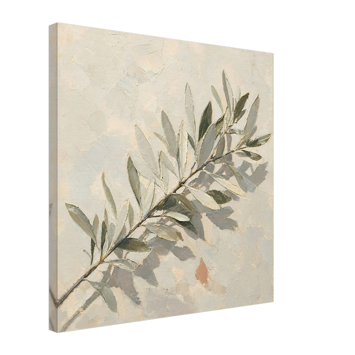 Silver Side — canvas print shown at an angle on a plain background