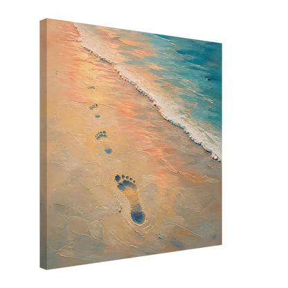 What the Tide Takes — canvas print shown at an angle on a plain background