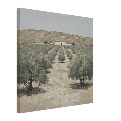 The Far House — canvas print shown at an angle on a plain background