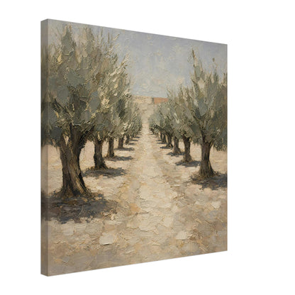 The Track — canvas print shown at an angle on a plain background