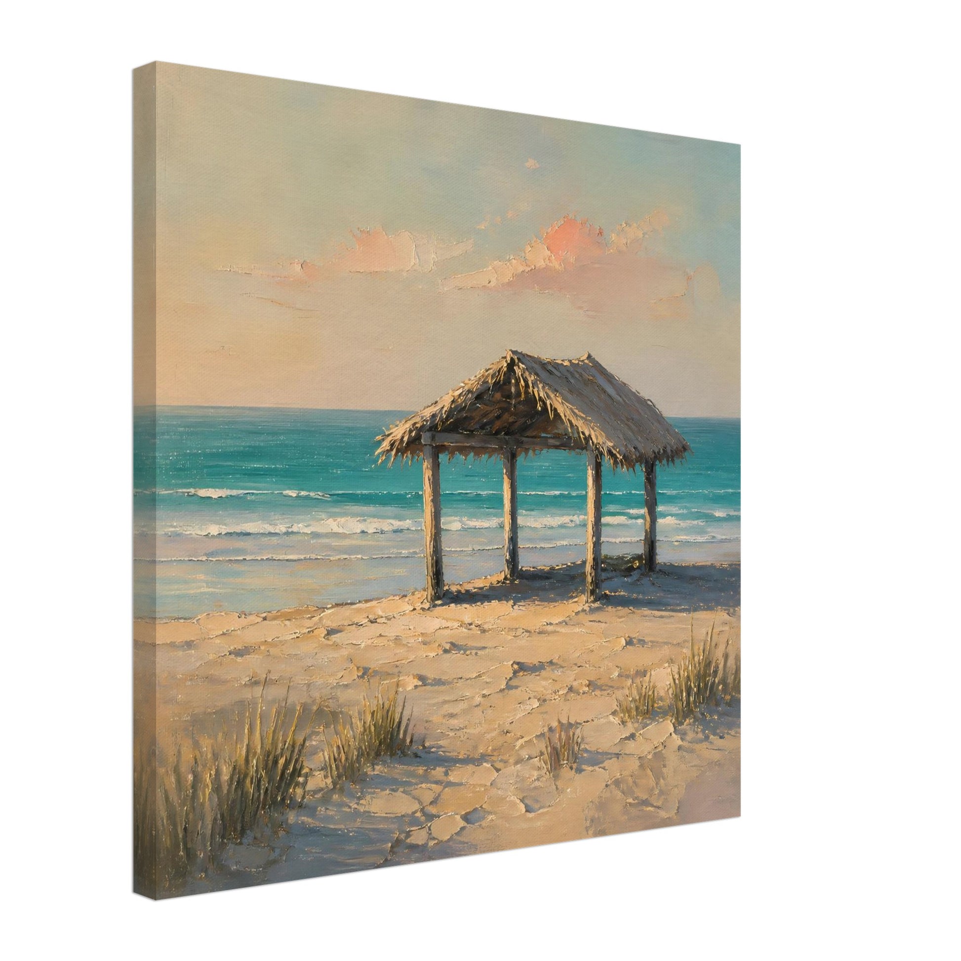 The Shelter — canvas print shown at an angle on a plain background