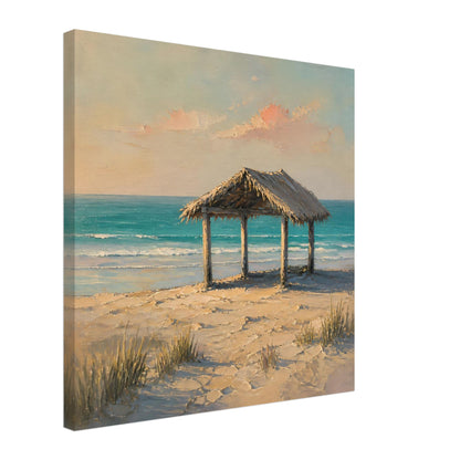 The Shelter — canvas print shown at an angle on a plain background