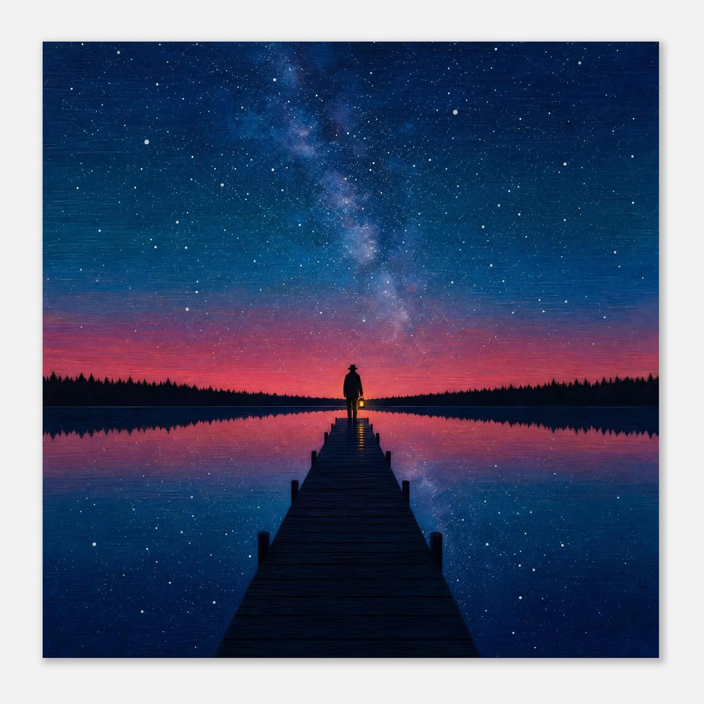 The Long Dock — matte poster shown on a plain background