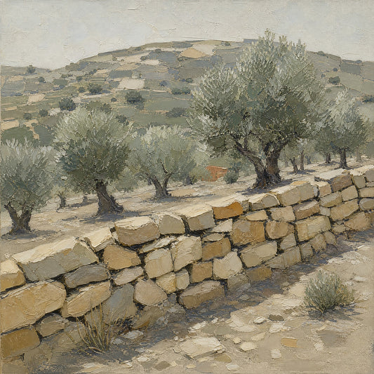 Dry Stone — the full artwork, printed on canvas