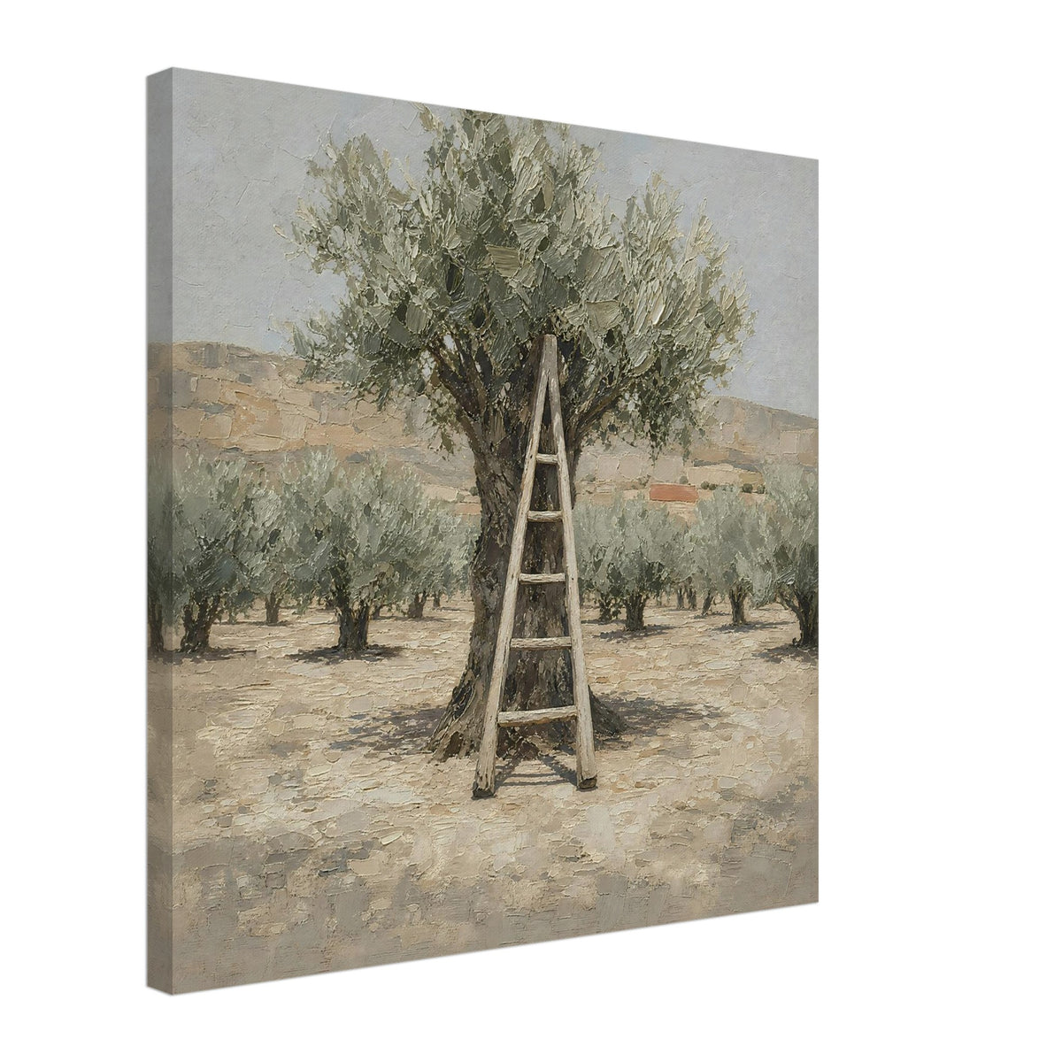 The Ladder — canvas print shown at an angle on a plain background