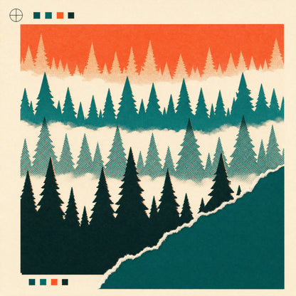 Four Ranks — screenprint on matte paper, flat ink and halftone