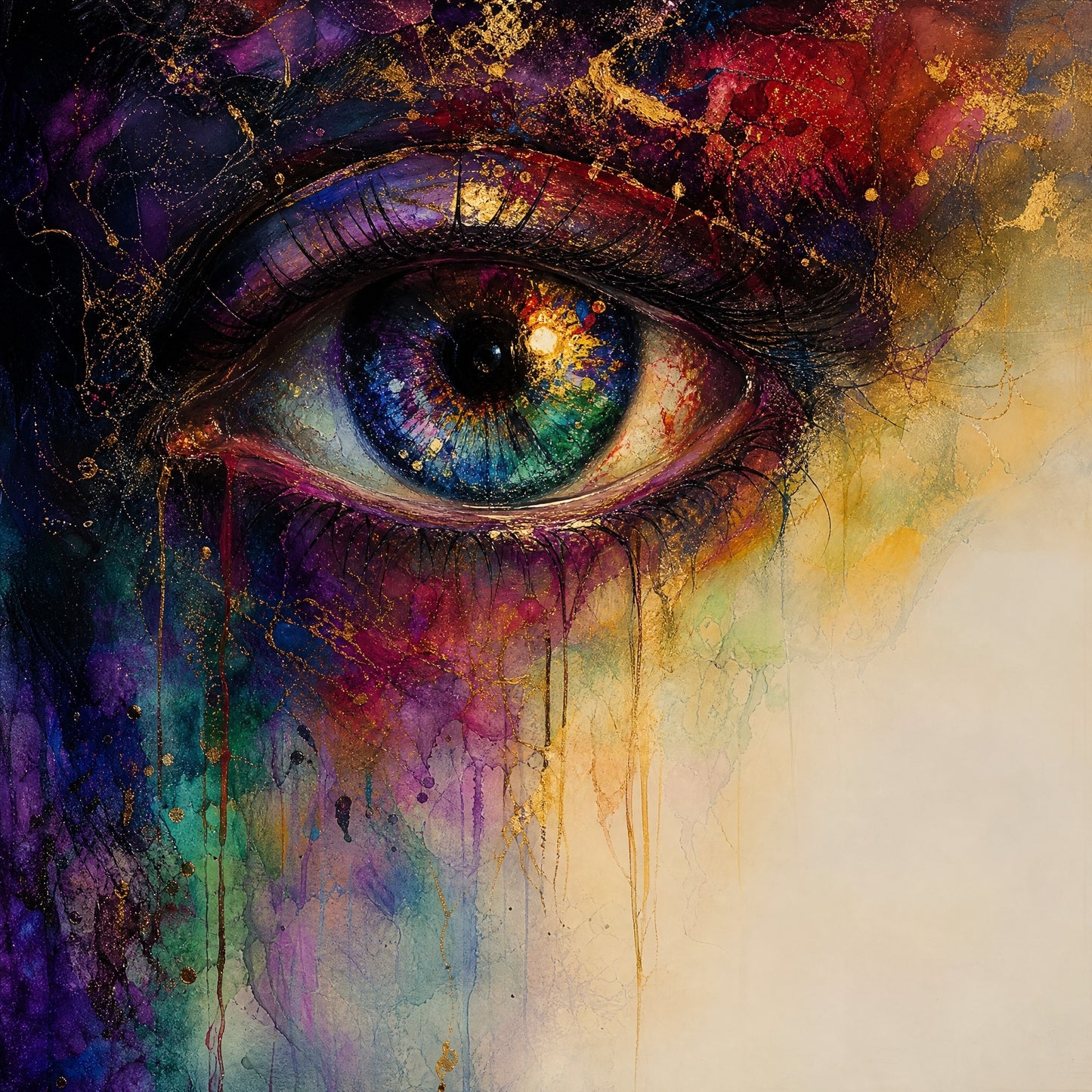 Tears of Color — fine art print, full artwork