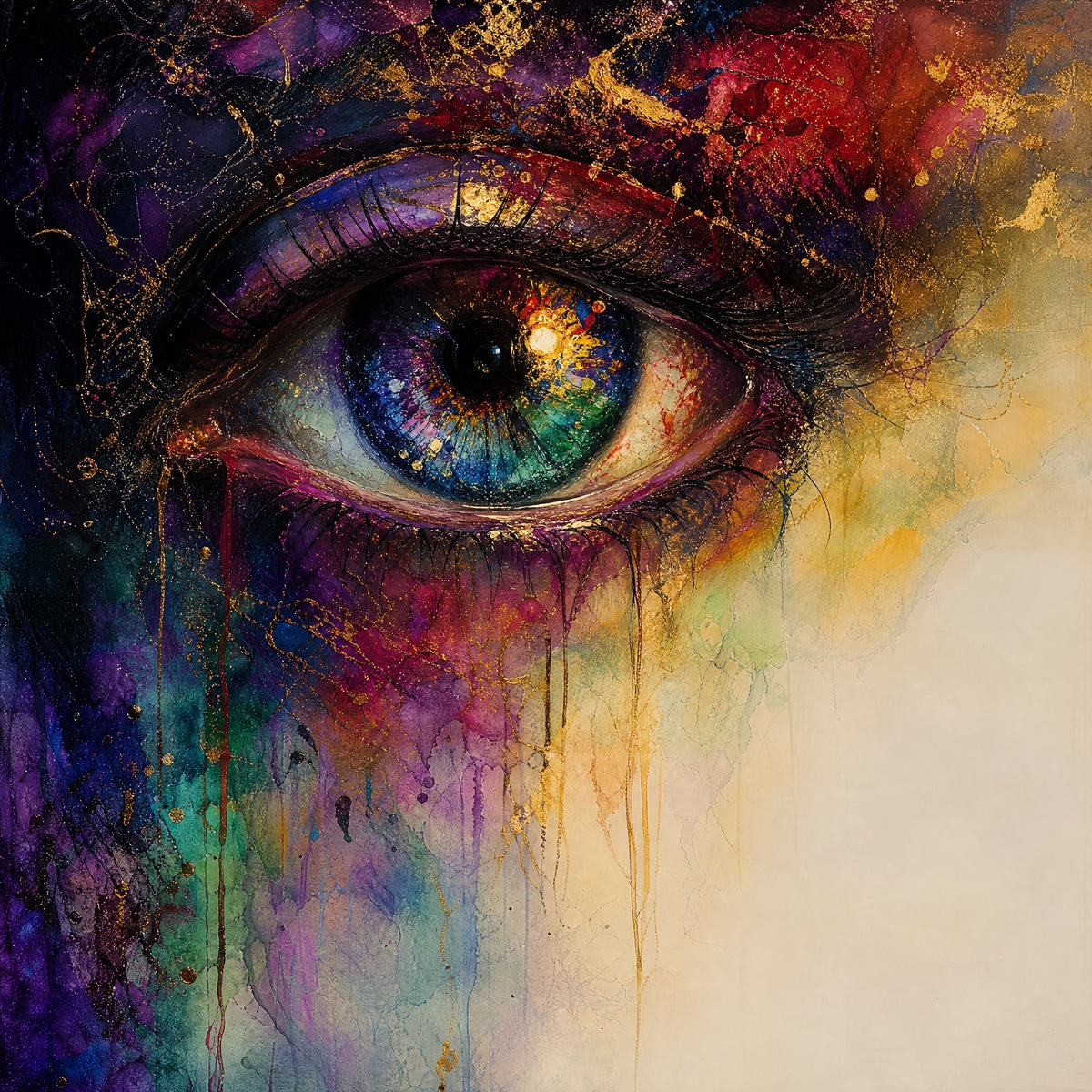 Tears of Color — fine art print, full artwork