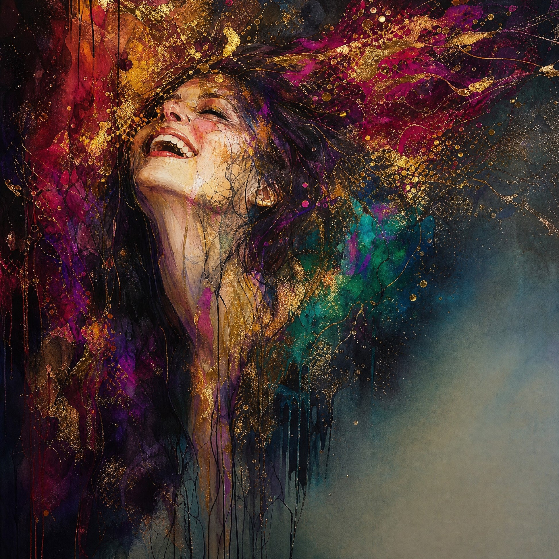Laughter — fine art print, full artwork