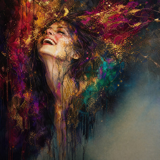 Laughter — fine art print, full artwork