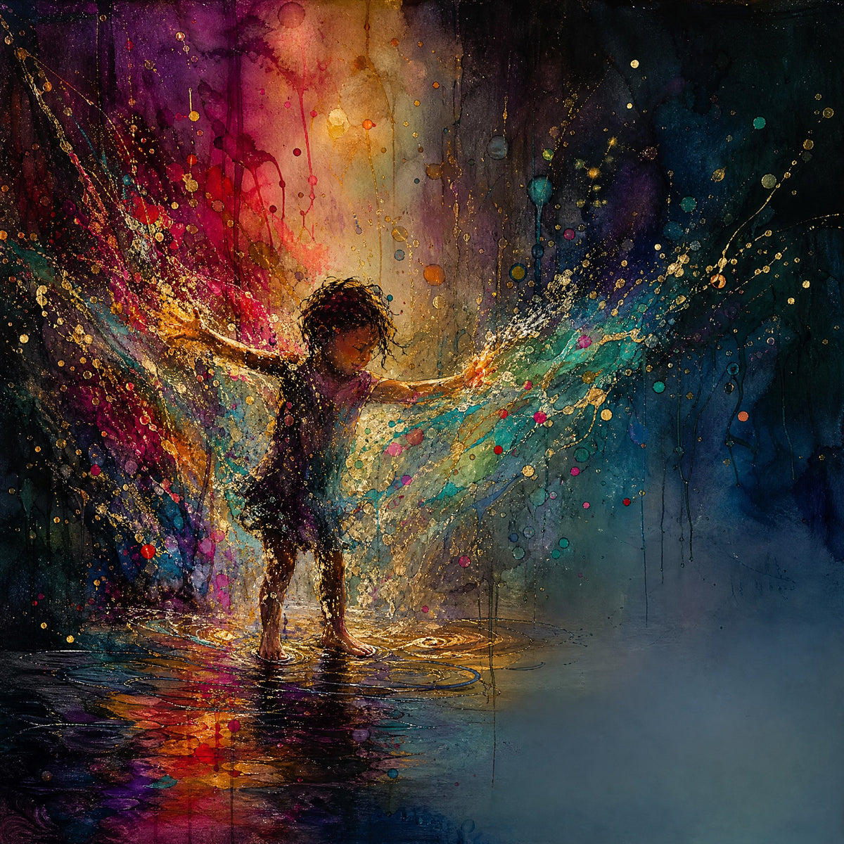 Splash of Light — fine art print, full artwork