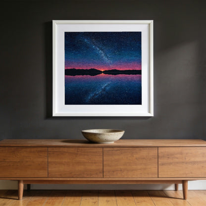Last Ember — matte poster shown in a white frame to give a sense of scale; the frame is not included