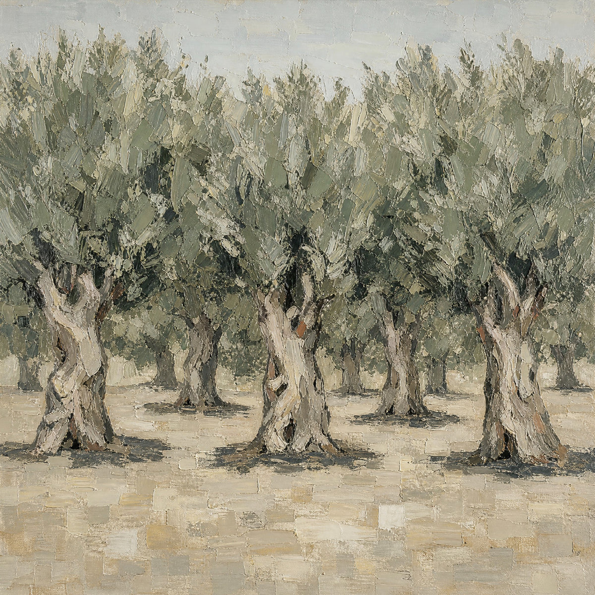 Noon — the full artwork, printed on canvas