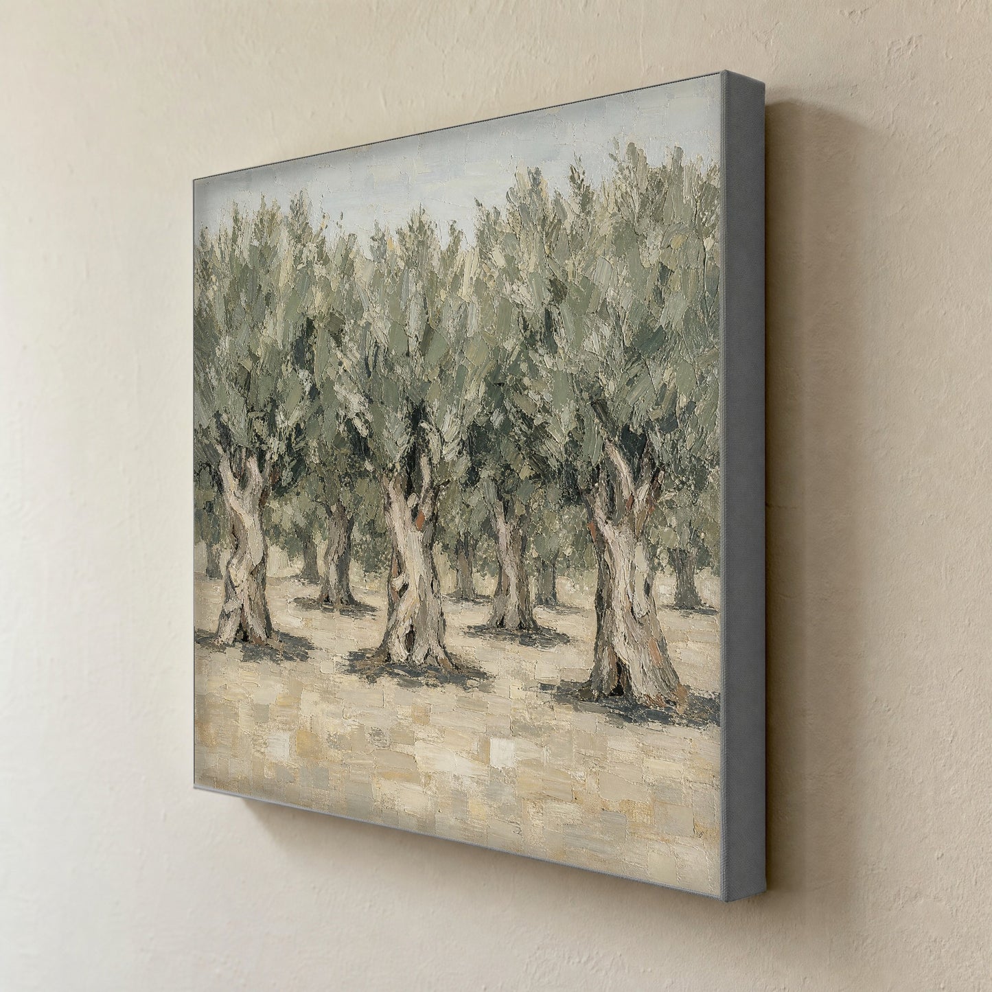 Noon — canvas print seen from the side, showing the depth of the stretched canvas
