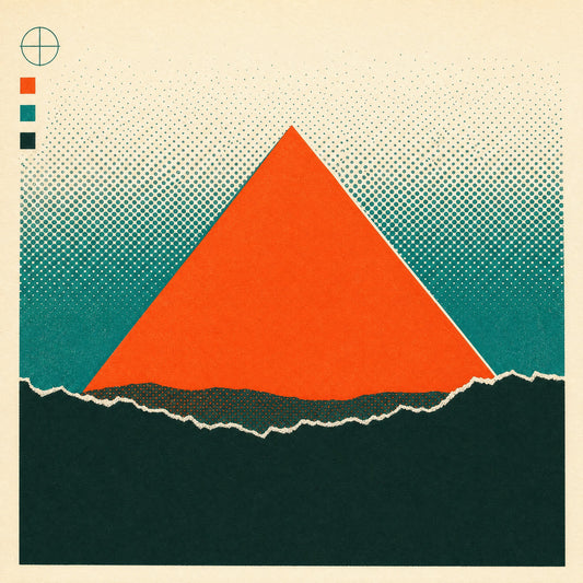 Old Ground — screenprint on matte paper, flat ink and halftone