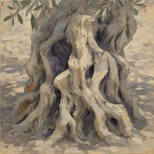 Old Wood — the full artwork, printed on canvas