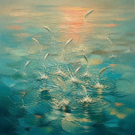Silver — the full artwork, printed on canvas