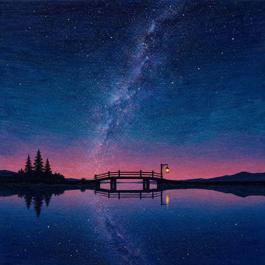 The Bridge — the full artwork, printed on 200 gsm matte paper
