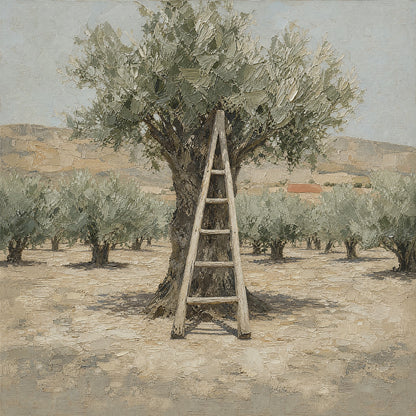 The Ladder — the full artwork, printed on canvas