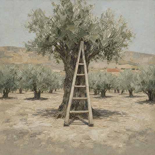 The Ladder — the full artwork, printed on canvas
