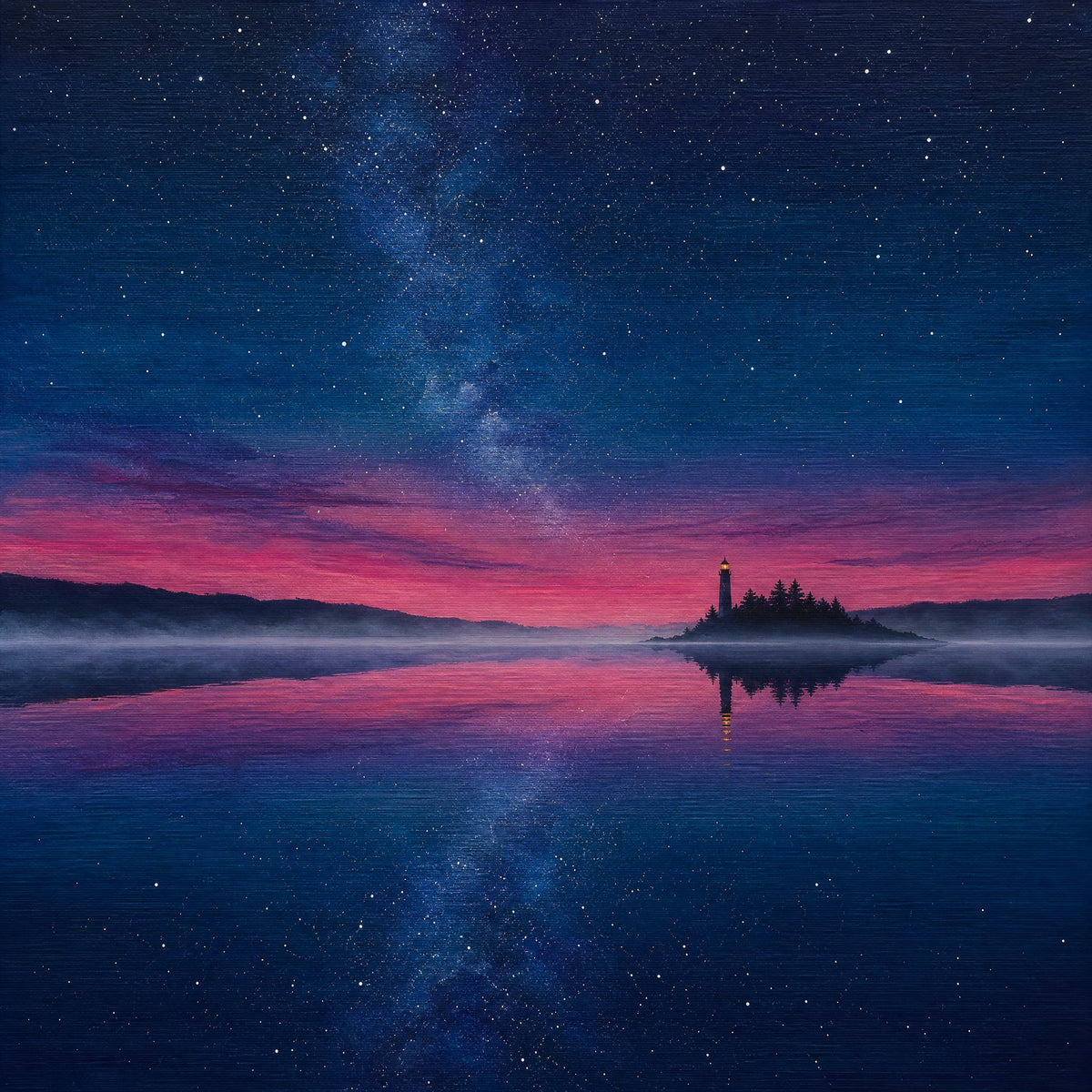 The Lighthouse — the full artwork, printed on 200 gsm matte paper