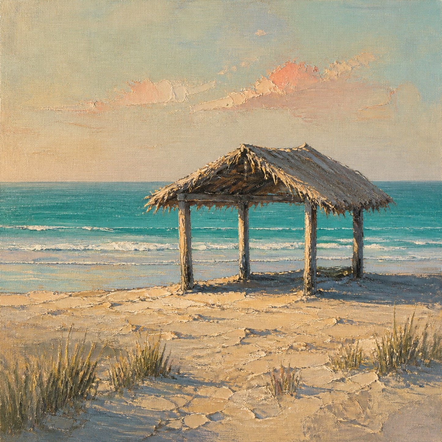 The Shelter — the full artwork, printed on canvas