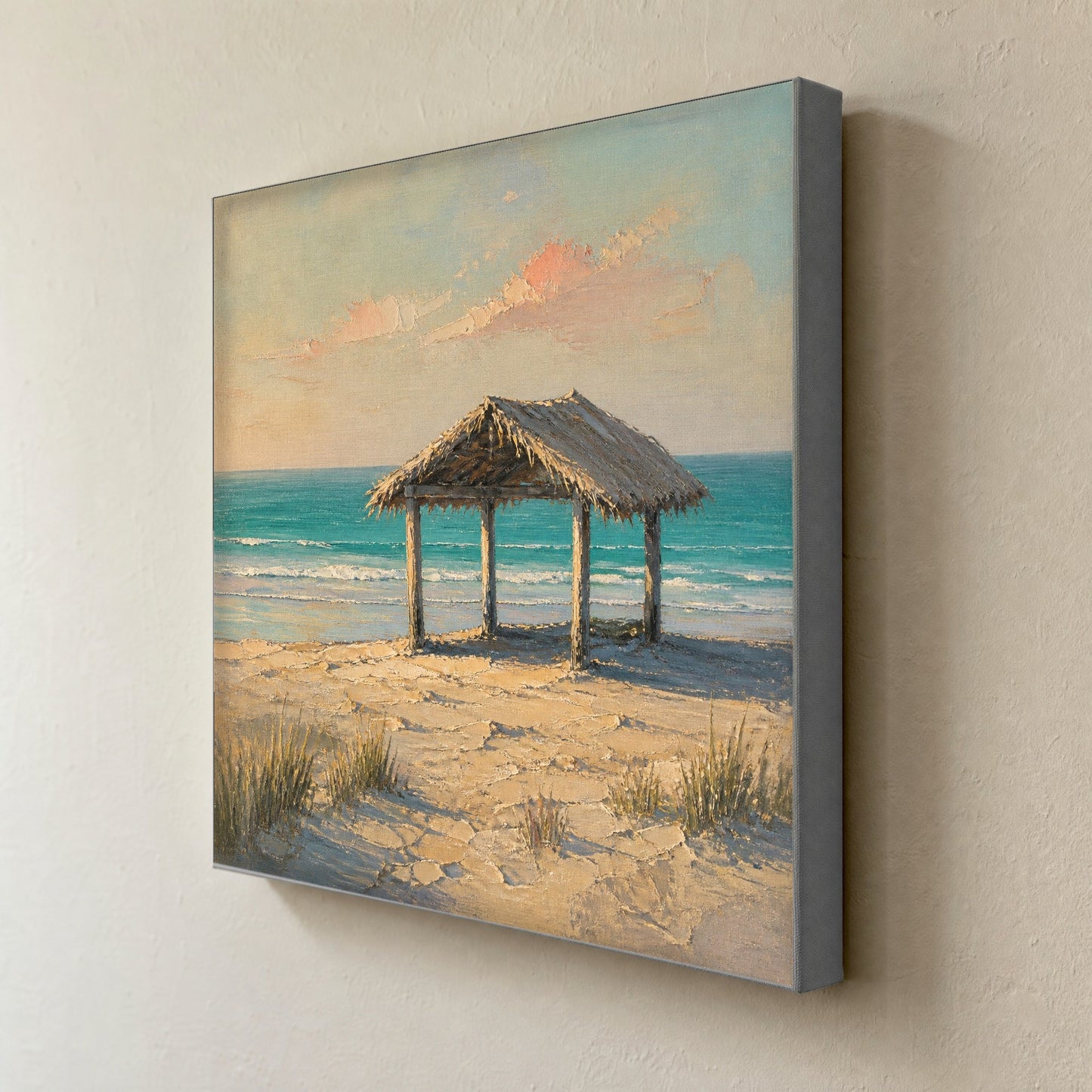 The Shelter — canvas print seen from the side, showing the depth of the stretched canvas