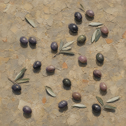 What Fell — the full artwork, printed on canvas