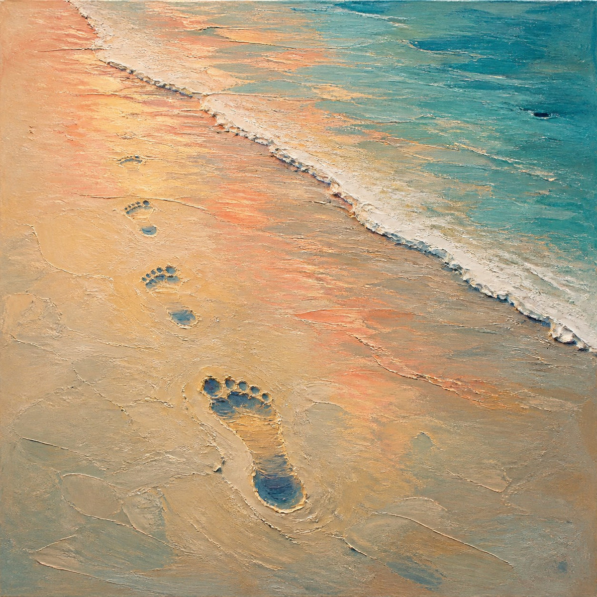 What the Tide Takes — the full artwork, printed on canvas