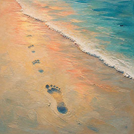 What the Tide Takes — the full artwork, printed on canvas